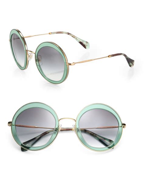 miu miu round sunglasses amazon|miu sunglasses new collection.